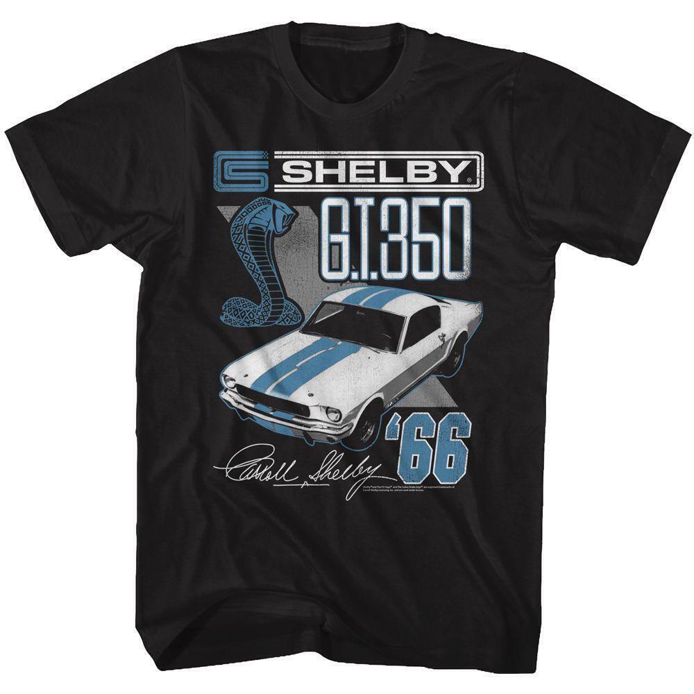 Carroll Shelby Motors Shelby Gt350 Black T Shirt